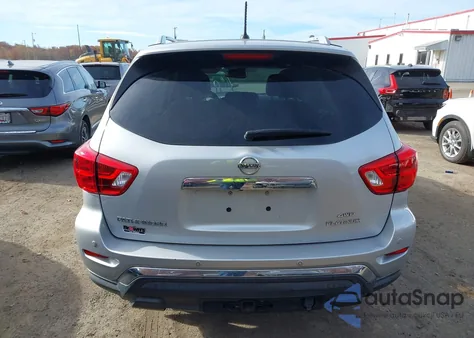 2018 Nissan Pathfinder Platinum from USA, damaged, VIN 5N1DR2MM2JC678308